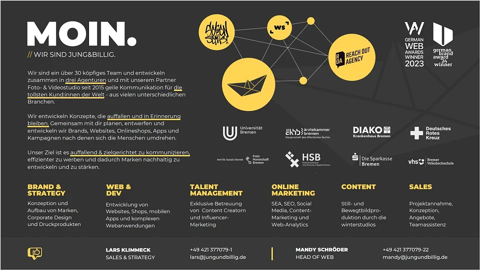 Kurzprofil Jung&Billig GmbH