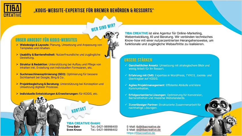 Kurzprofil TIBA CREATIVE GmbH